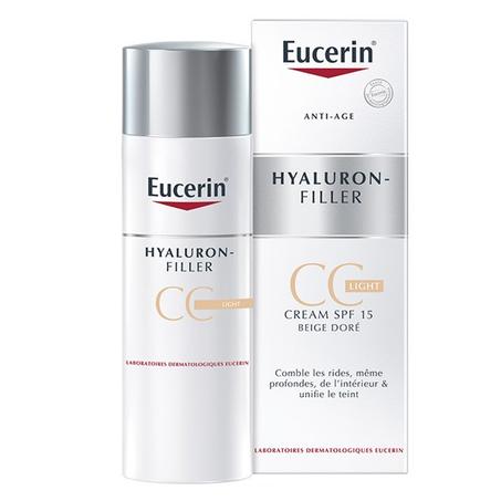 Eucerin Hyaluron-Filler CC Cream Light Crème Teintée Anti-âge SPF15 50ml
