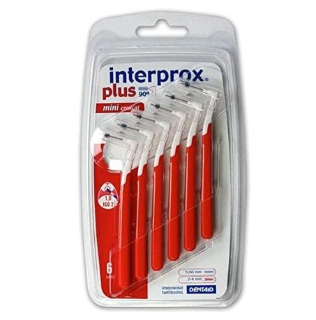 Interprox plus brosse interdentaire plus mini conical rouge 6 brossettes