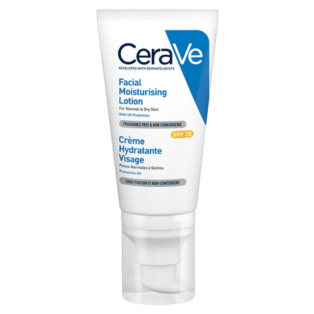 CREME HYDRATANTE VISAGE SPF25 PEAUX NORMALES A SECHES 52ML CERAVE