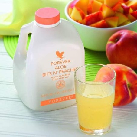 Aloe Bits N' Peache - عصير الألوفيرا بنكهة الخوخ