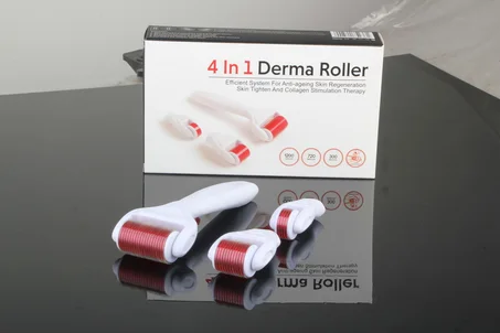 Derma Roller 4 en 1 Système de soin de la peau micro