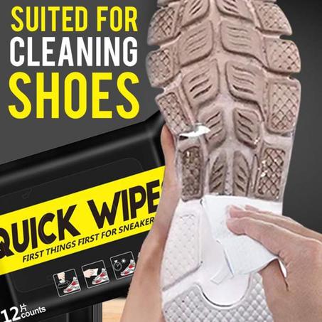 QUICK WIPES - Lingette Nettoyage de Chaussure (30 pièces)