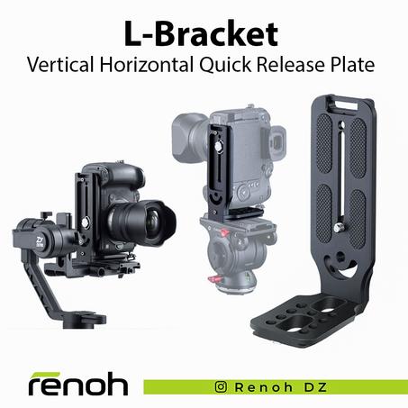 L-Bracket vertical horizontal (Arca swiss plate)