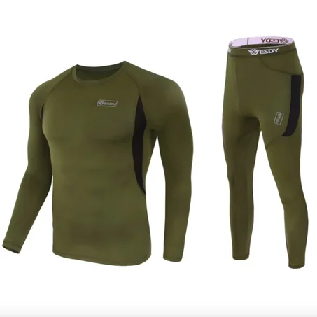 Комплект термобелья "Esdy" (олива) (флисовое термо-белье зимнее тактическое)