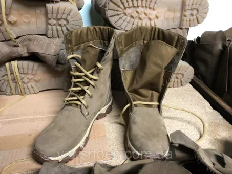 берцы демисезонные облегченные из натуральной кожи