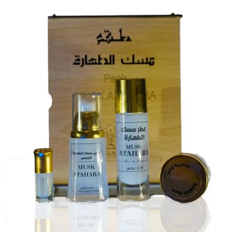 طقم مسك الطهارة الأبيض