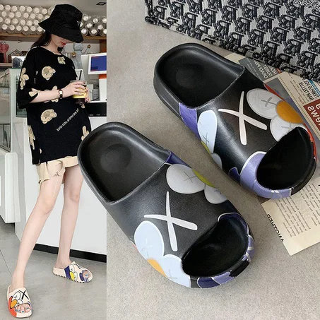 Kaws Slipper Men Women Slide Bone