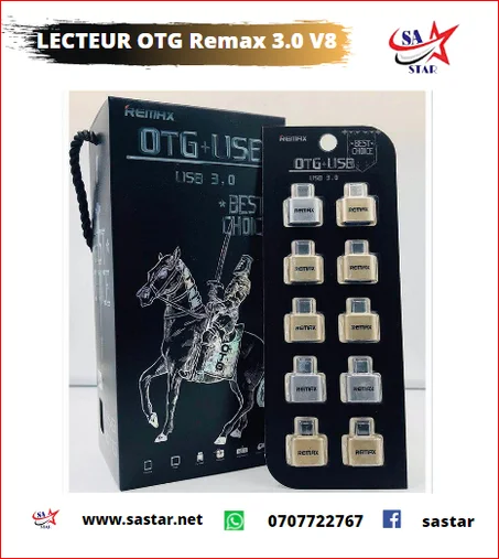LECTEUR OTG Remax 3.0 V8
