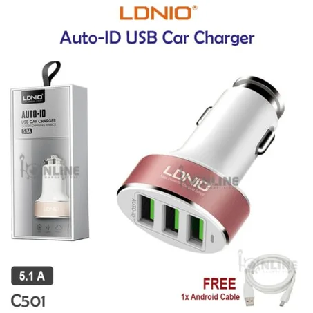 CAR Chargeur LDNIO ZY-51 S4