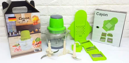 CAYON Hachoir™ ORIGINAL - مفرمة لحم وخضروات كهربائية مع وعاء  1.8 لتر