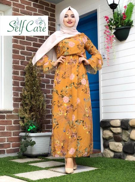 فستان بنمط زهري -- Robe à motif floral