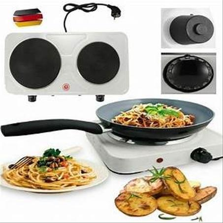 صفيحة طهي كهربائية . الفردية و المزدوجة بموقد و موقدين للطهي على سطح الطاولة