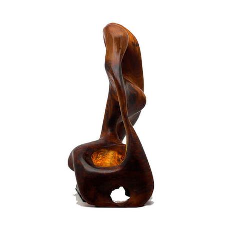 13" Abstract Sculpture - Untitled - in Thuya Root