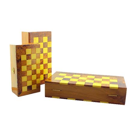 CHESS , BACKGAMMON AND CHECKERS BOARD in the Thuya Trunk, Thuya Root and Lemon Tree