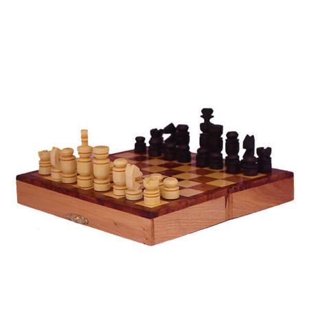 CHESS BOARD in the Thuya Wood, Thuya Root and Lemon Tree