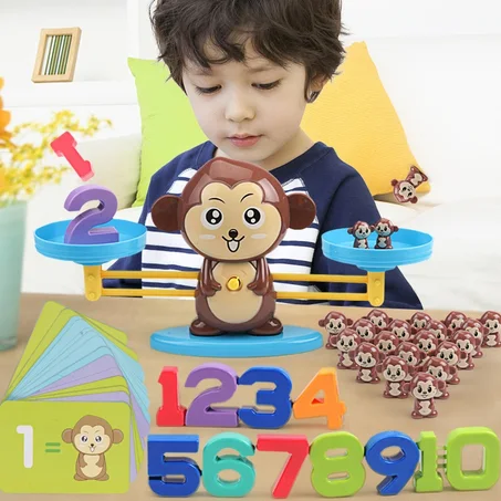 CoolToys Monkey Balance Cool Math Game for Girls & Boys (+3 years)