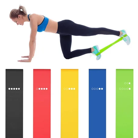 5PCS Yoga Resistance Bands Stretching Rubber Loop