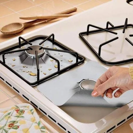 Aluminum Foil Gas Stove Protector Cover Reusables