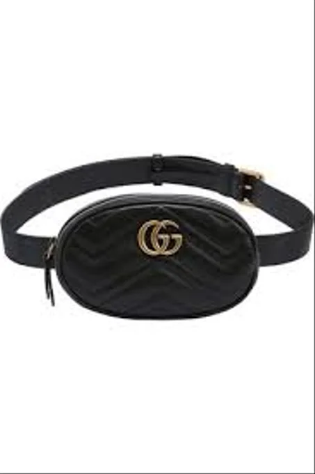 Sac ceinture GG Marmont en cuir matelassé