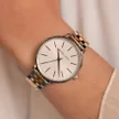 Silver Dial Tri-tone Ladies Watch MK3901
