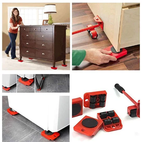 Umzugshelfer Moving Artifact 5 Pcs Set Maximum 150 Kg
