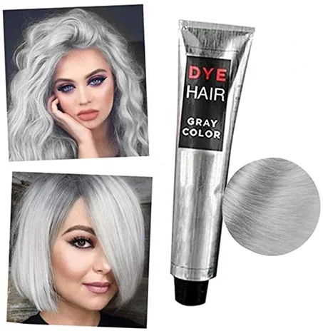 New Smoky Gray Punk Style Light Grey