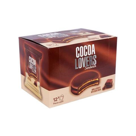 بسكويت كوكو لافرز محشو بالفانيليا 1ق*12عبوة