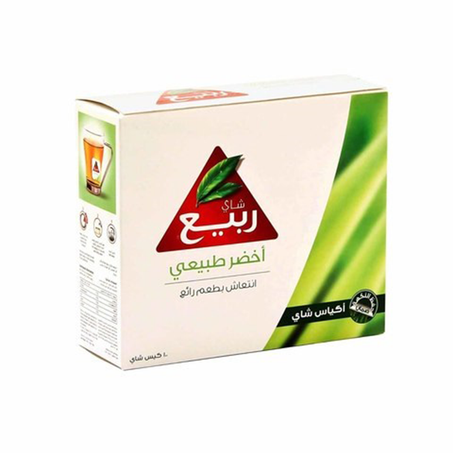 ربيع شاي أخضر 100فتلة