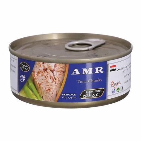 ايه ام آر تونة قطع في الزيت 140جم