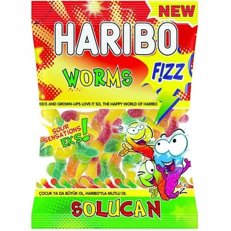 هاريبو جيلي ورمس لازع 70جم
