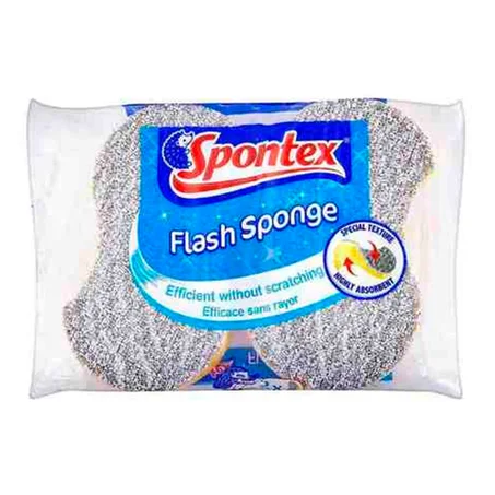 سبونتكس اسفنج فلاش 2عبوة