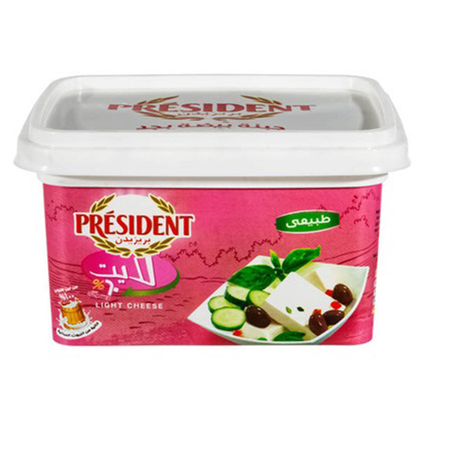 جبنة بيضاء بريزيدن لايت 500جم