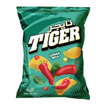 (بطاطس تايجر بالفلفل الحلو (حجم عائلي