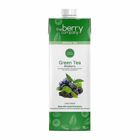 ذا بيري كومباني عصير شاي أخضر وتوت أزرق 1لتر