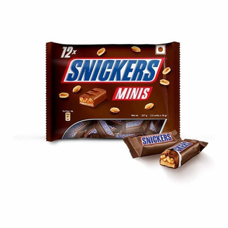 سنيكرز شكولاتة بالسوداني ميني 227جم