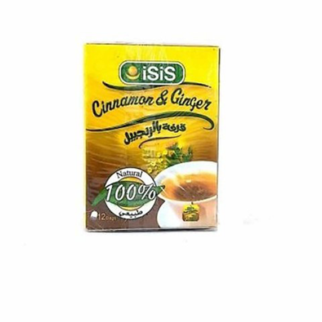 ايزيس أعشاب قرفة و زنجبيل 12فتلة