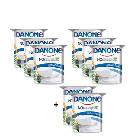 جهينة زبادي سادة طبيعي دانون 105جم