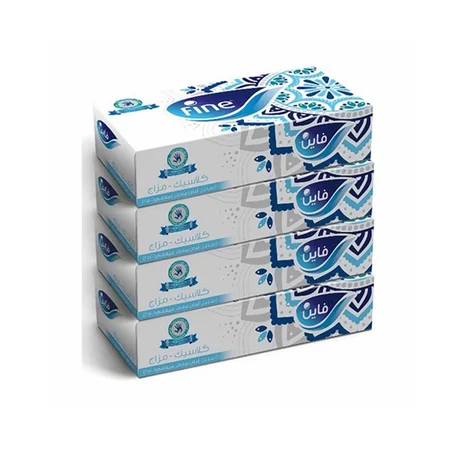 فاين مناديل وجه ايفوريا 4عبوة