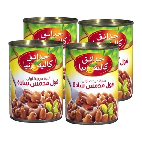 حدائق كاليفورنيا فول مدمس 4عبوة