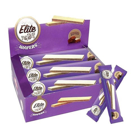 بسكويت ويفر إيليت بالشكولاتة 1ق*12عبوة