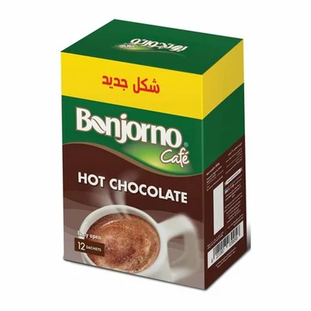 بونجورنو شكولاتة ساخنة 30جم*12عبوة
