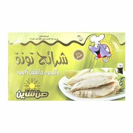 صن شاين شرائح تونة بالليمون 120جم
