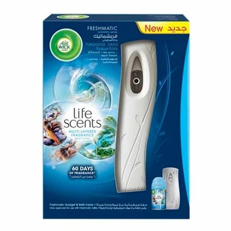 جهاز اير ويك مع معطر للجو واحة فيروزية 250مل