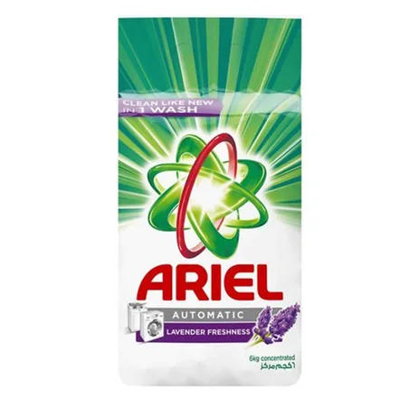 اريال مسحوق غسيل أتوماتيك لافندر 6كجم