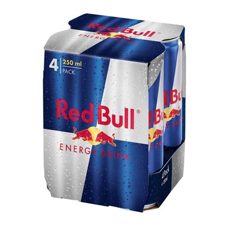 مشروب طاقة ريد بول 250مل*4عبوات