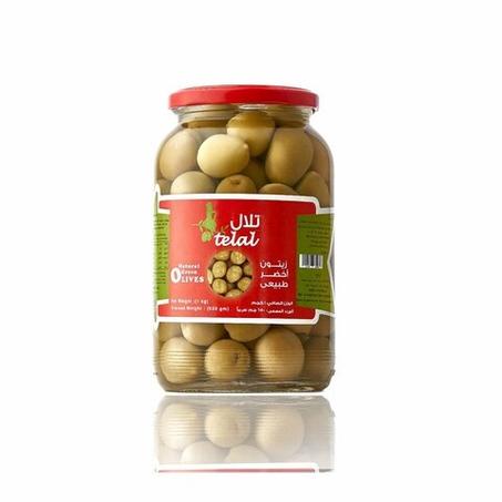 تلال زيتون أخضر كامل 1كجم