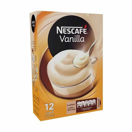 (نسكافية كابوتشينو فانيليا (12عبوة