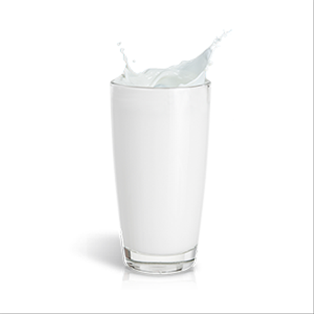 حليب طازج وزن