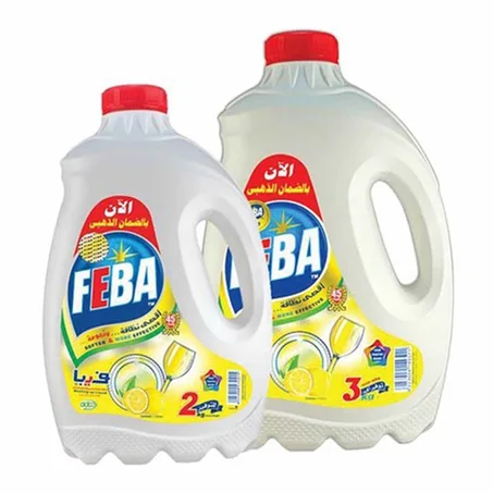فيبا سائل تنظيف الأطباق بالليمون 3لتر+2لتر
