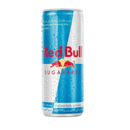 مشروب طاقة ريد بول خالي من السكر 250جم